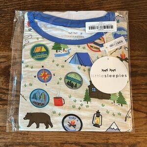 Little Sleepies Great Outdoors Men’s Short Sleeve Top- Size Xsmall